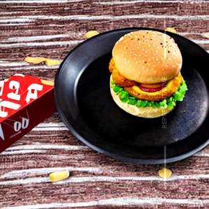 Crunchy Corn Cheese Burger