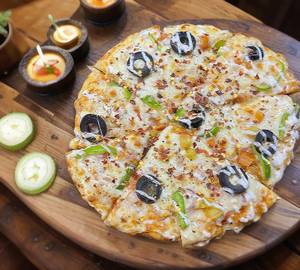 Black olives cheese pizza