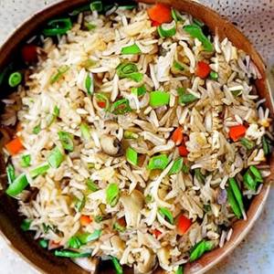 Mushroom Fried Rice