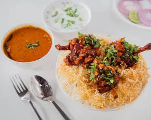Chicken Lollipop Biryani