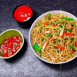 Veg Hakka Noodles