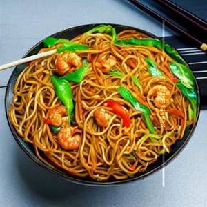 Prawn Cantonese Noodles Wok Toss