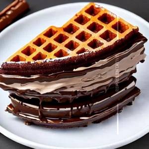 Choco Snickers Waffle