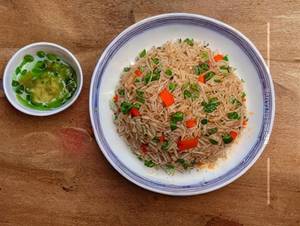 Veg Ginger Capsicum Fried Rice