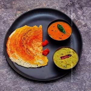 Onion Upma Tomato Dosa