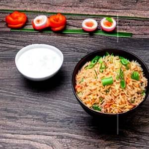 Prawns Nam Prik-pow Fried Rice  