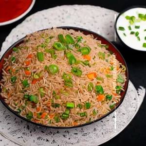 Schezwan beef fried rice