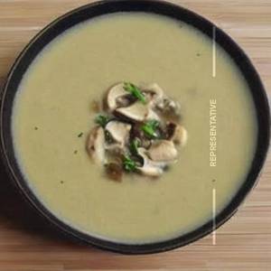 Cream Of Herbed Mushroom Soup Non Veg