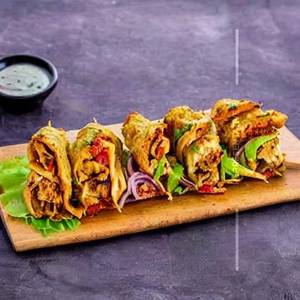 BBQ Chicken Sabbah Shawarma (Roll)