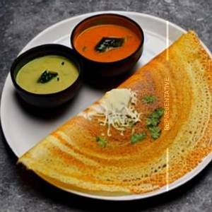 Butter Onion Rava Dosa