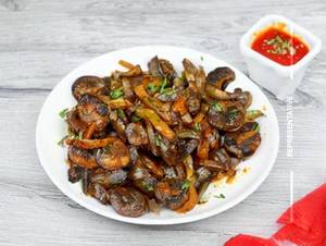 Mushroom Pepper Fry