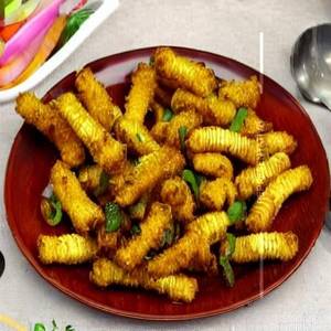 Golden Fried Baby Corn