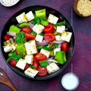 Vrat wali Paneer salad.