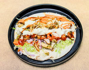 Fiery Chicken Shawarma Roll