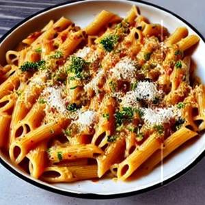 Baked Cheese Non Veg Pasta