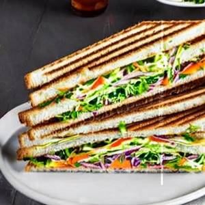Veg coleslaw sandwich