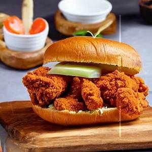 Cheese Fried Chicken Sandwich
