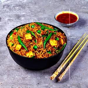 Veg Spinach Corn Manchurian Fried Rice