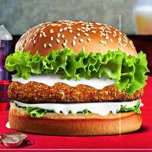 Chicken Double Patty Burger
