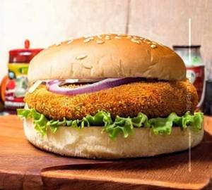 Tandoori paneer burger