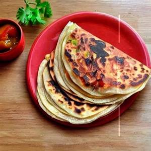 Tomato Kebab Paratha