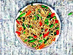 Veg Schezwan Noodles