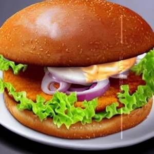 Cheese Burst Paneer Burger