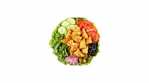 Aloo Patty Salad