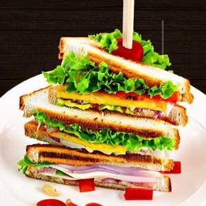 Veg Club Sandwich