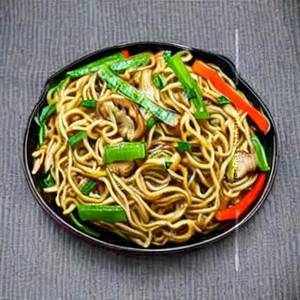 Veg. Mushroom Noodles