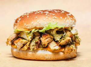 Arabian Shawarma Chicken Burger