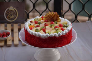 Red berry cake