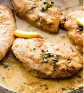 Creamy Lemon Garlic Chicken