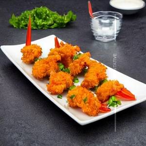 Crispy Fried Tempura Prawns Dry