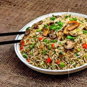 Mushroom Fried Rice  