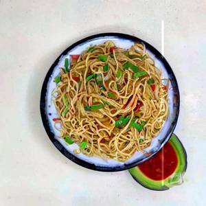 Veg Fried Schezwan Noodles