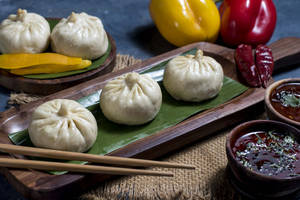Chicken Pizza Fried Momos (3 Pcs)