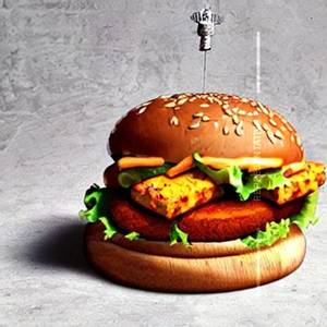 Peri Peri Paneer Burger