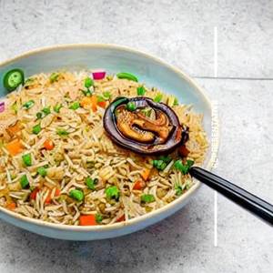 Veg Chilli Garlic Mushroom Fried Rice