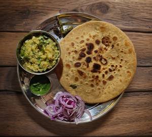 Sattu Paratha with dasi ghee