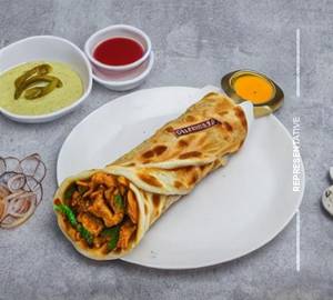 Egg Chicken Seekh Roil