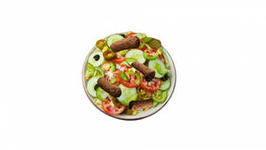 Veg Seekh Kebab Salad