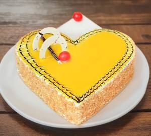 Butter scotch heart cake