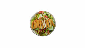 Roasted Chicken Breast Strip Salad