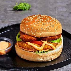 Spicy Paneer Cheese Burger