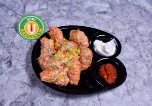 Veg Makhani Pan Fried Momos [8 Pieces]
