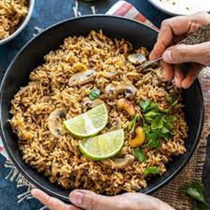 Mushroom Biryani