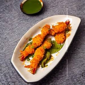 Golden Fried Prawns