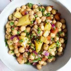 White Chana Chaat