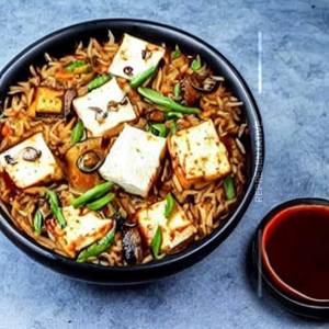 Topping Rice Paneer & Mushroom 